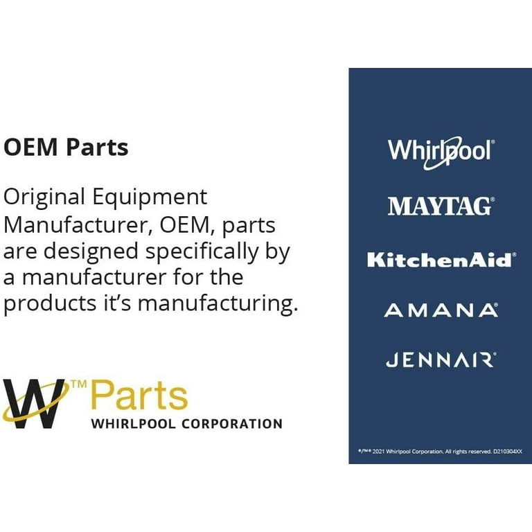 OEM Whirlpool MotorCond Part W11613295 Appliance Parts 365, 51 OFF