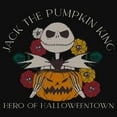 thumbnail image 2 of Juniors The Nightmare Before Christmas Jack the Pumpkin King Hero T Shirt, 2 of 3