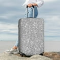 thumbnail image 7 of Fuzoiu GlitterSilver Print Suitcase Cover,Washable Luggage Covers for Suitcase,Elastic Luggage Protector Cover,Scratch Resistant Travel Suitcase Covers-Large, 7 of 7