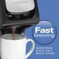 thumbnail image 3 of FlexBrew Single Serve Coffee Maker Compatible with Pods and Grounds, Black Slim Design Fast Brewing Touch Controls, 3 of 6