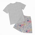 thumbnail image 5 of HCNTES Toddler Baby Boy Girl Outfit USA Flag Embroidery Knit Short Sleeve T Shirt Tops And Shorts Set Kids 1T 2T 3T 4T 5T 6T 7T 8T 9T Independence Day Clothes(H03-Grey,2-3 Years), 5 of 7