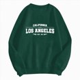 thumbnail image 5 of Towmus Oversized Sweatshirt for Women Los Angeles Graphic Hoodies Pullover Sweater Crewneck Long Sleeve Casual Fleece Tops, 5 of 5