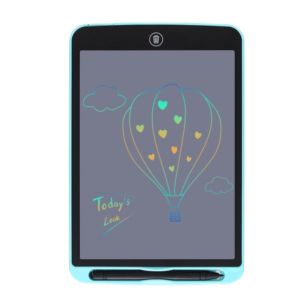 Tableta de escritura LCD de 10.5 pulgadas Tablero de dibujo digital electrónico Tablero de escritura Tomshoo Azul / Color