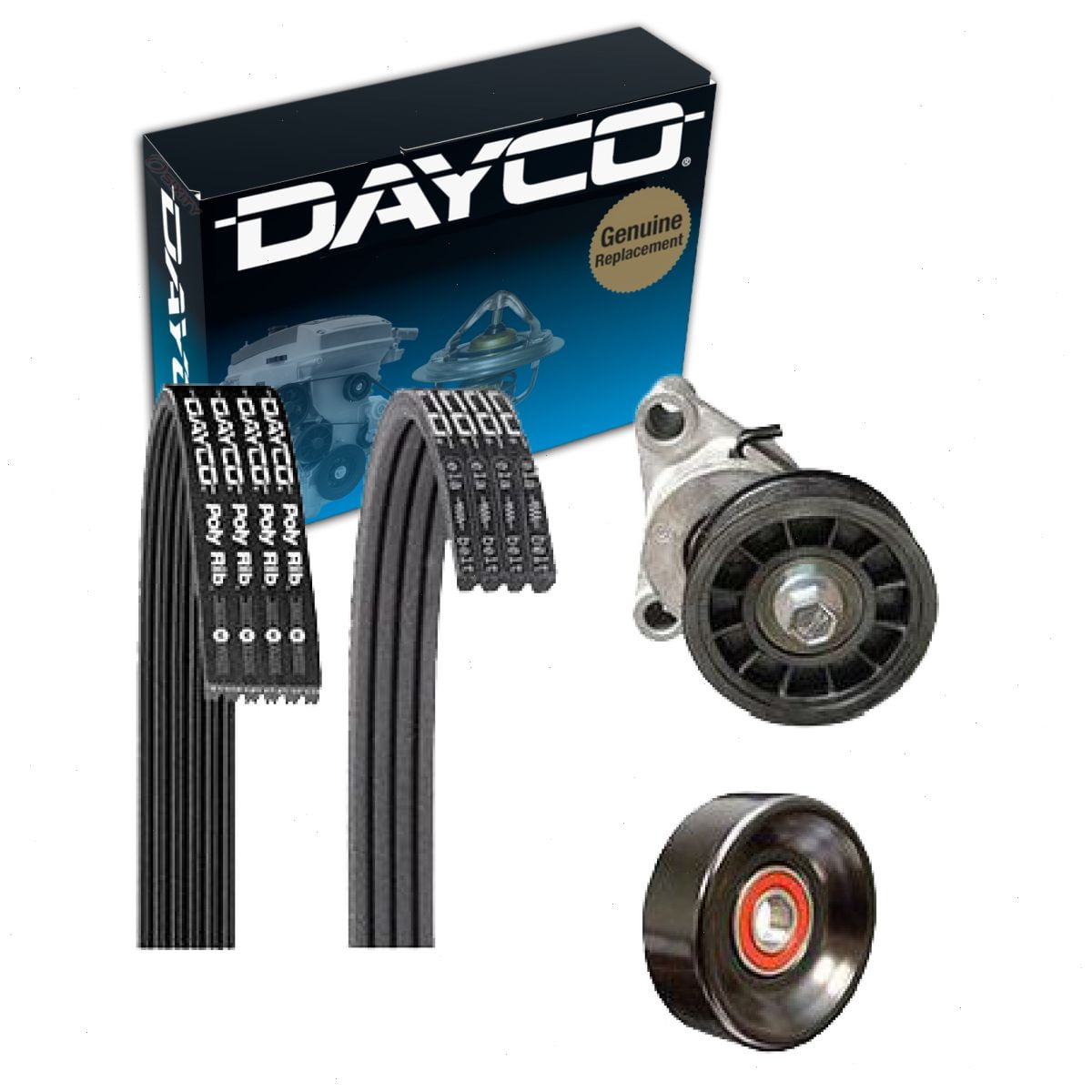 Dayco 5060915K1 - Serpentine Belt Drive Component Kit Fits select: 2002-2009 CHEVROLET TRAILBLAZER, 2002-2009 GMC ENVOY - Walmart.com Dayco 5060915K1 - Serpentine Belt Drive Component Kit Fits select: 2002-2009 CHEVROLET TRAILBLAZER, 2002-2009 GMC ENVOY - Walmart.com