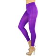 thumbnail image 5 of ToBeInStyle Women's Comfy Bold Color Footless Tights - Lilac - One Size, 5 of 6