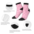 thumbnail image 5 of Pofeuu Pink Bows Print 30cm Socks, Adult Running Hiking Socks for Youth and Adult, 5 of 7