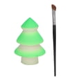 thumbnail image 1 of Rawiri, 2 uds., esponja de maquillaje navideña, juego de brochas oblicuas para sombra de nariz, cepillo de esponjas de belleza facial portátil suave, 1 of 8