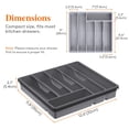 thumbnail image 4 of Organizador de cubiertos Lifewit cubierto con tapa, 6 compartimentos, 4 of 9