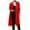 Red, variant on XFLWAM Women's Double Breasted Wool Blend Coat Notched Lapel Peacoat Winter Long Trench Coat Jacket