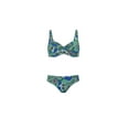 thumbnail image 2 of Rosa Faia Womens Sibel Top Underwire Bikini Top, 14F, Ocean, 2 of 4