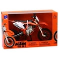 thumbnail image 2 of KTM 450 SX-F Dirt Bike Orange and White 1/10 Diecast Motorcycle Model by New Ray, 2 of 4