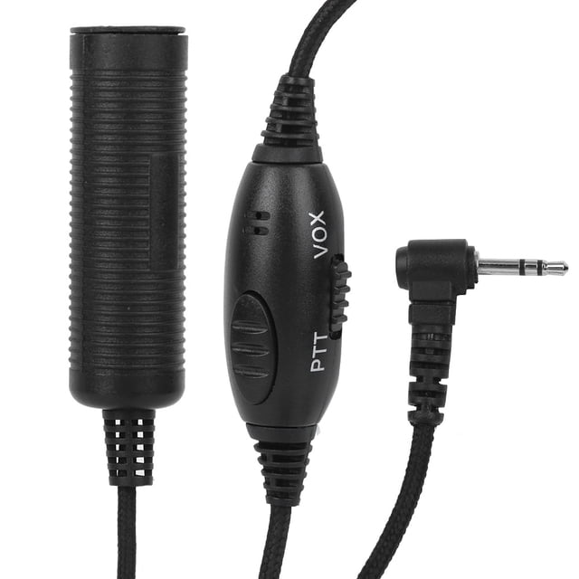 Cable Adaptador VOXPTT Jadeshay Militar VOX PTT para Auricular Motorola PTT Negro