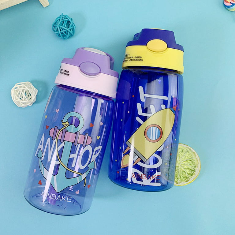 Kids Cartoon Water Bottle Built in Carrying Loops Bottle for Women Teen  Girls