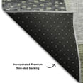 thumbnail image 5 of Addison Rugs Mayfield Premium Machine Washable Transitional Geometric Aloe Rectangle Rug, 5' x 7'6", 5 of 6