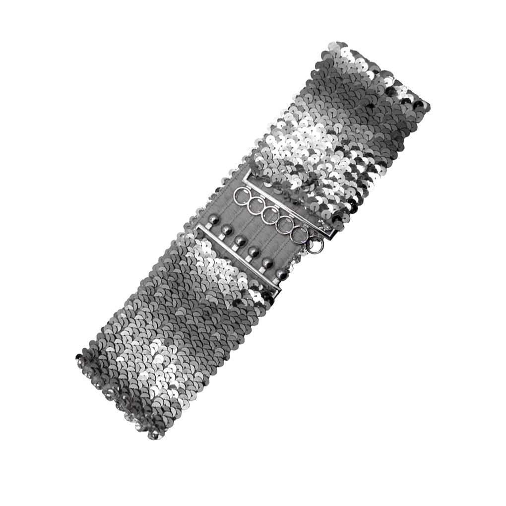 sequin waist belt