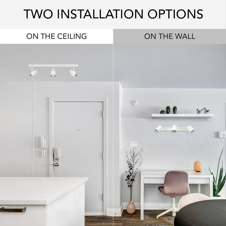 Wall track deals lighting plug in