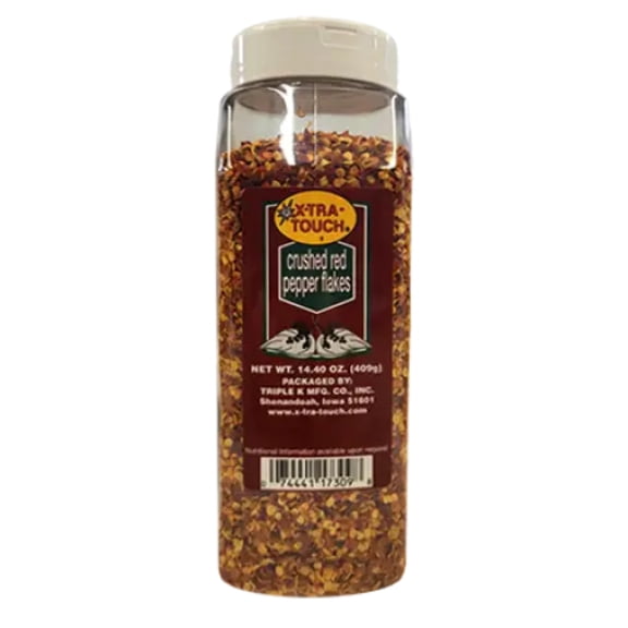X-TRA TOUCH Crushed Red Pepper Flakes, 14.4 oz. (17309)
