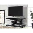 thumbnail image 4 of 2-shelf TV Console Glossy Black, 4 of 6