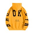 thumbnail image 4 of Hooded Sports Tracksuit Unisex Running Outfits Long Sleeve Pullover Hoodies Sweatshirt M, 4 of 5