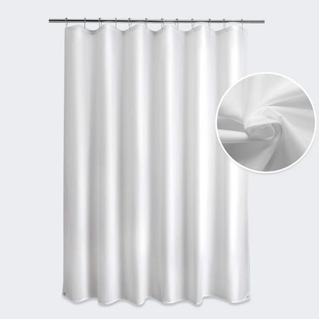 Fabric Shower Curtain Liner White, What Are Fabric Shower Curtains Made Of