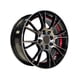thumbnail image 2 of Paquete 4 Rines 14 4×100 114.3 Aveo Versa City Avanza IMP Wheels Modelo D2797460-28 Negro, 2 of 4