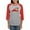 Heather/Red, variant on CafePress - Christmas Berner Red Truck Long Sleeve T Shirt - Womens Baseball Tee