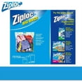 thumbnail image 5 of Ziploc Storage Bags, Double Zipper Seal & Expandable Bottom, XL, 4 Count, Pack of 8 32 Total Bags, Big Bag, 5 of 6