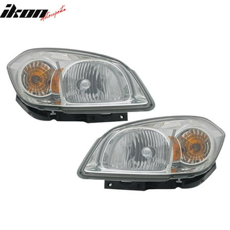 Fits 08 Chevy Cobalt Sport Headlights Head Lamps Lh Rh 2pc