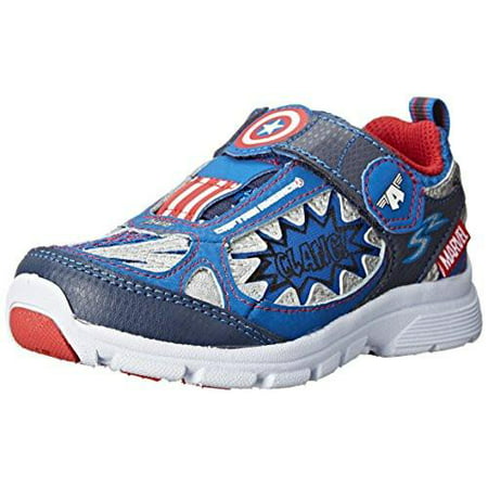 Stride Rite Toddlers Avengers Captain America Light-up Athletic Shoe