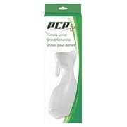 PCP Female Urinal, Portable, Bed Pan, Clear Plastic,