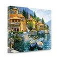 thumbnail image 2 of Tangletown Art, 47 x 35 "Lake Como Landing " by Howard Behrens, Gallery Wrap Can, 2 of 2