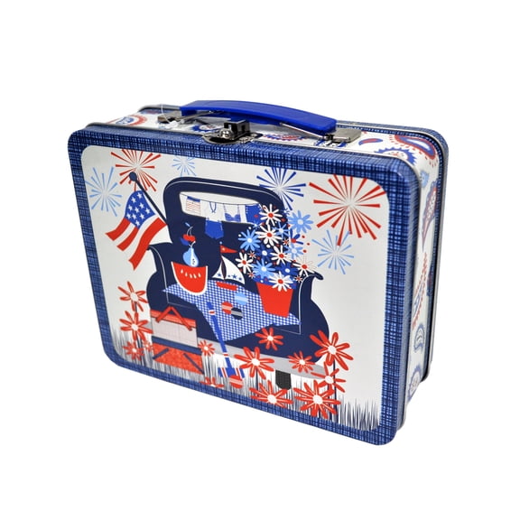 Sandy Gervais Vintage Metal Lunch Box