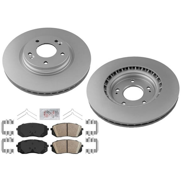 Front Performance Brake Pads Disc Brake Rotors for Hyundai Kona Electric 2019-22