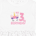 thumbnail image 4 of Inktastic 3rd Birthday Unicorn Girls Toddler Dress, 4 of 5