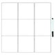 thumbnail image 5 of 12pcs Notas adhesivas reutilizables pegatina de pizarra para hacer una lista de la lista con una pluma, 5 of 8