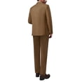 thumbnail image 2 of Cloudstyle Men's Two-button Double-breasted Suit Two-piece Set, 2 of 12