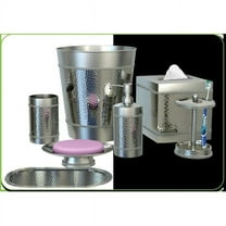 Hudson Mirror Waste Basket