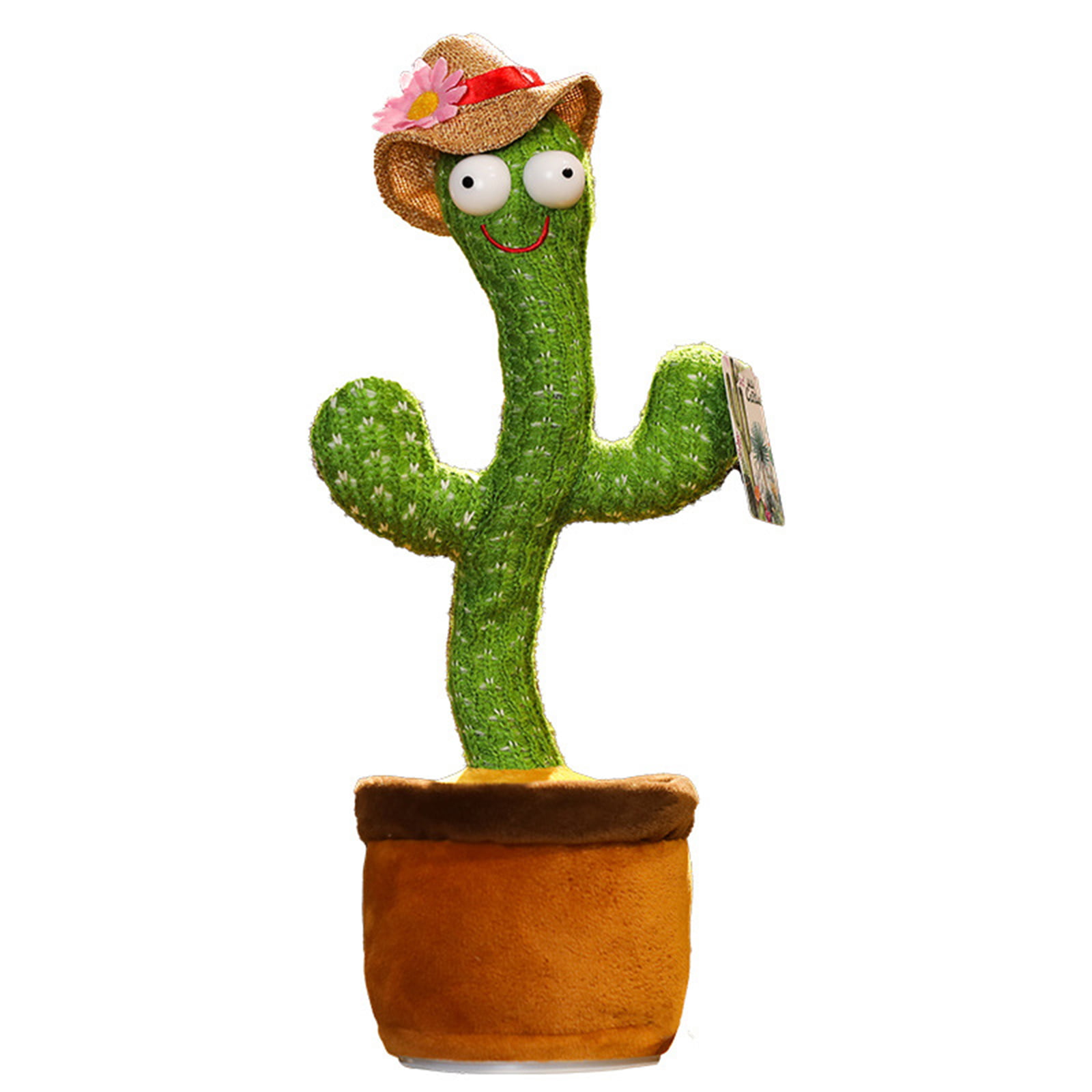 Details about   Dancing Cactus Plush Toy Electronic Shake Spin Cute Dance Doll kids Toys Gift 