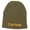Olive, variant on Captain Embroidered Short Beanie - Grey OSFM