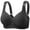 Black, variant on Lixiuxyad Women's Thin Seamless Vest Soft Support Plus Chest Small Half Fixed Cup Breathable Bra,Bras for Women Beige 36