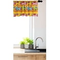 thumbnail image 3 of Ambesonne Animal Cartoon Window Valance, Funky Floral, 54" X 18", Multicolor, 3 of 3