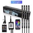 thumbnail image 1 of Car Interior Footwell Atmosphere RGB LED Strip Lights With Remote+ APP Control, 1 of 11
