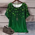 thumbnail image 2 of Camisetas de Manga Corta para Mujeres, Camiseta de Cuello Redondo Impresa de Moda, Primavera Y Verano Casual, 2 of 9