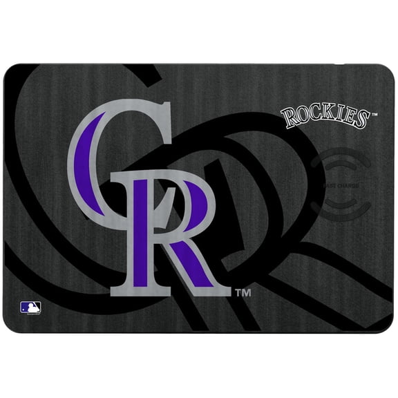 Keyscaper Colorado Rockies 15W Fast Wireless Charger and Mouse Pad