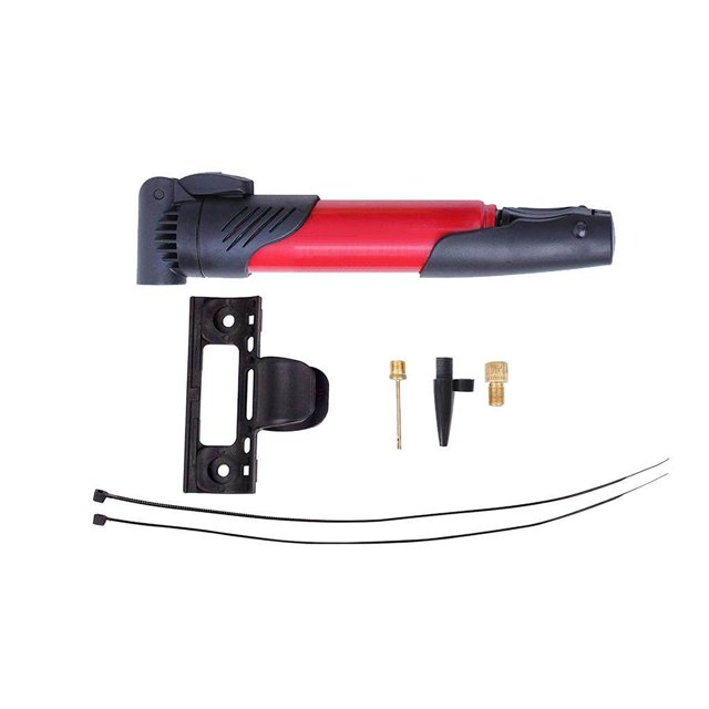 Toystoory Bomba de bicicleta, inflador Manual portátil de fácil instalación telescópica para pelota, juguete inflable para bicicleta Ciclismo