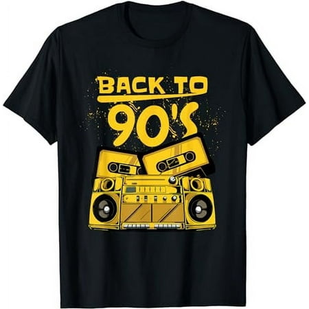 Back To 90's Vintage Cassette Tape Classic 80s 90s Mixtape T-Shirt