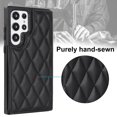 thumbnail image 2 of Wallet Case for Samsung Galaxy S22 Ultra, RFID Blocking Card Slots Holder Fashion PU Leather Back Flip Cover with Kickstand Magnetic Buttons Shockproof Case for Samsung Galaxy S22 Ultra,Black, 2 of 8