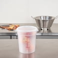 thumbnail image 4 of Met Lux Round Translucent Plastic Food Storage Container Lid - Fits 2 and 4 qt - 10 count box, 4 of 11