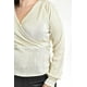 thumbnail image 5 of Blusa efecto metalico Roman Fashion /Tallas Extras, 1883 (Hueso) blanco 42, 5 of 7