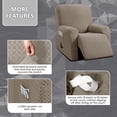 thumbnail image 3 of Funda reclinable ULTICOR de 4 piezas, jacquard, color topo, 3 of 6